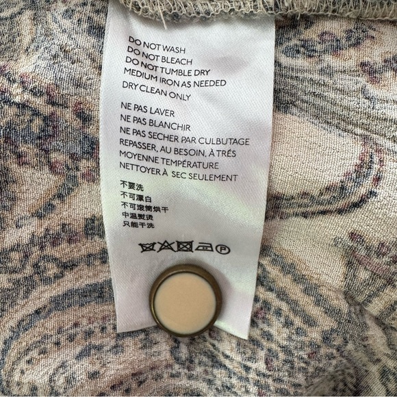 Anthropologie Paisley Harem Balloon Pants High Rise Elastic Hem Size Medium - Picture 11 of 13